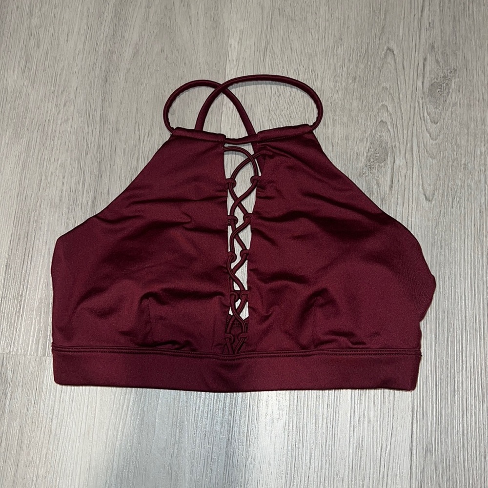 Alo Yoga Lace Front Sports Bra